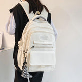 Stylish Nylon School Bag - College Cool Backpack WV120 - Touchy Style .