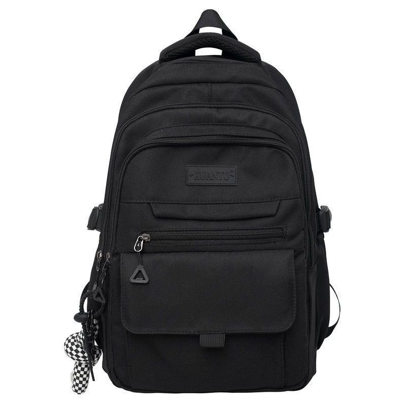 Stylish Nylon School Bag - College Cool Backpack WV120 - Touchy Style