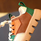 T2274 Toddler Casual Shoes - Leather Boys Girls Sneakers - Touchy Style .