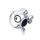 Tropical Fish 925 Sterling Silver Pendant Charm Jewelry WFS38 Without Chain - Touchy Style .