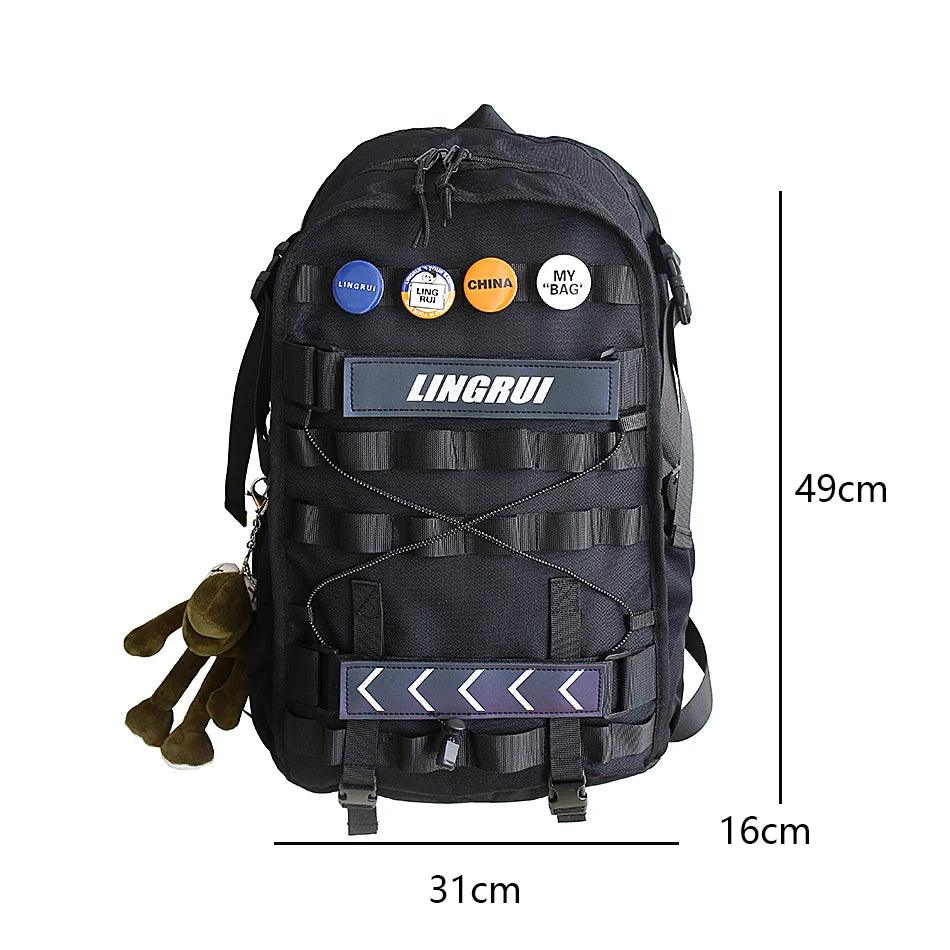 TSB108 Cool Backpacks - Reflection Pattern, Large Capacity Bags - Touchy Style