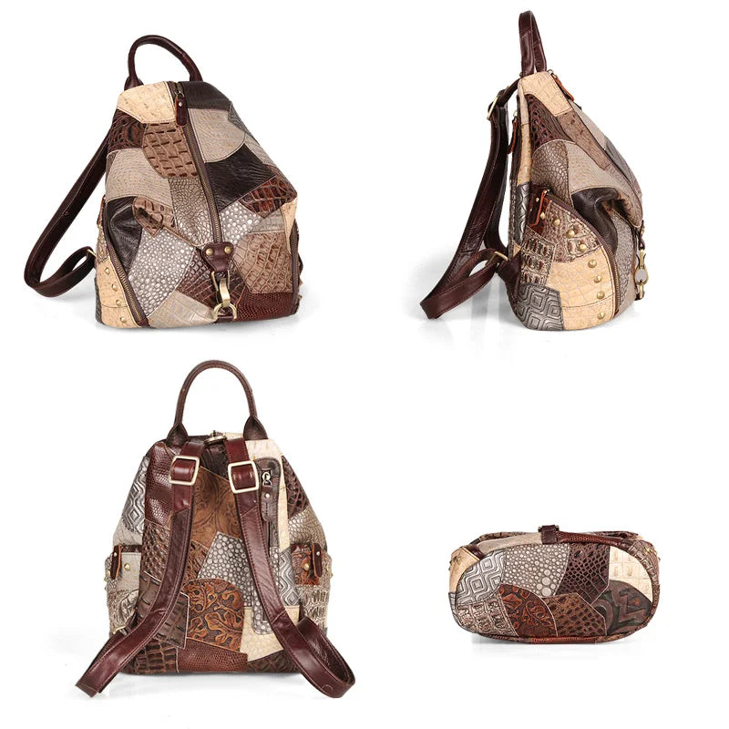 TSB111 Cool Backpacks - Vintage Leather, Travel, Shoulder Bags - Touchy Style