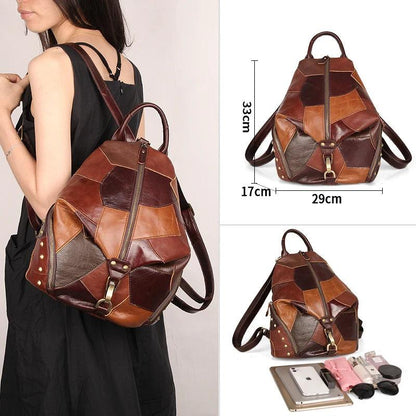 TSB111 Cool Backpacks - Vintage Leather, Travel, Shoulder Bags - Touchy Style