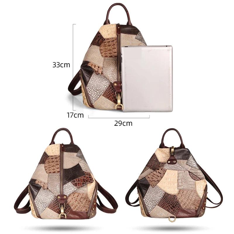 TSB111 Cool Backpacks - Vintage Leather, Travel, Shoulder Bags - Touchy Style