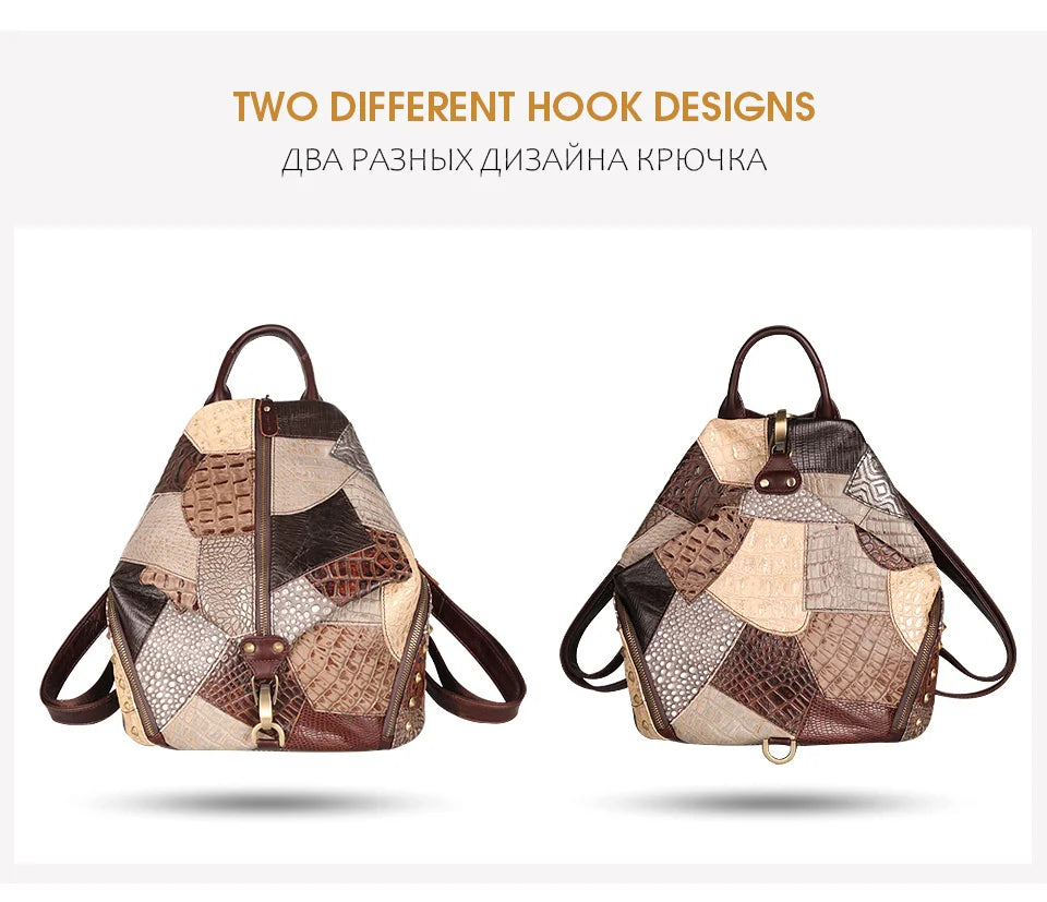 TSB111 Cool Backpacks - Vintage Leather, Travel, Shoulder Bags - Touchy Style