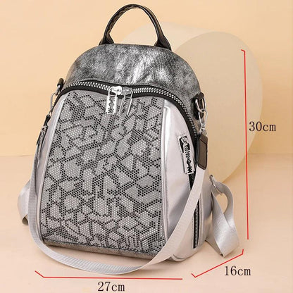 TSB121 Cool Backpacks - Soft, Leather, Waterproof, Bags - Preppy Style - Touchy Style