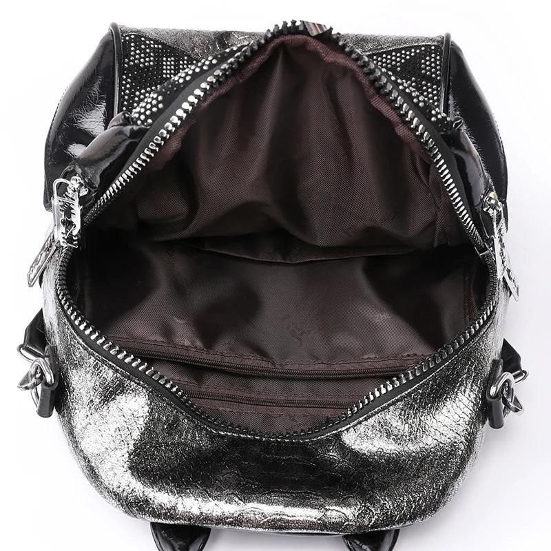 TSB121 Cool Backpacks - Soft, Leather, Waterproof, Bags - Preppy Style - Touchy Style