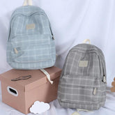 TSB19 Cool Backpacks - College Bags - Striped Book Rucksack for Teenage Girls - Touchy Style