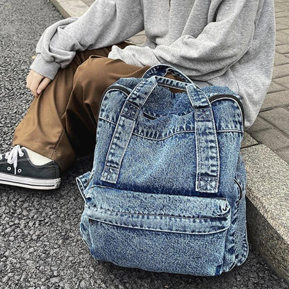 TSB21 Cool Backpacks - Denim College Bags for Teenager Girls - Touchy Style