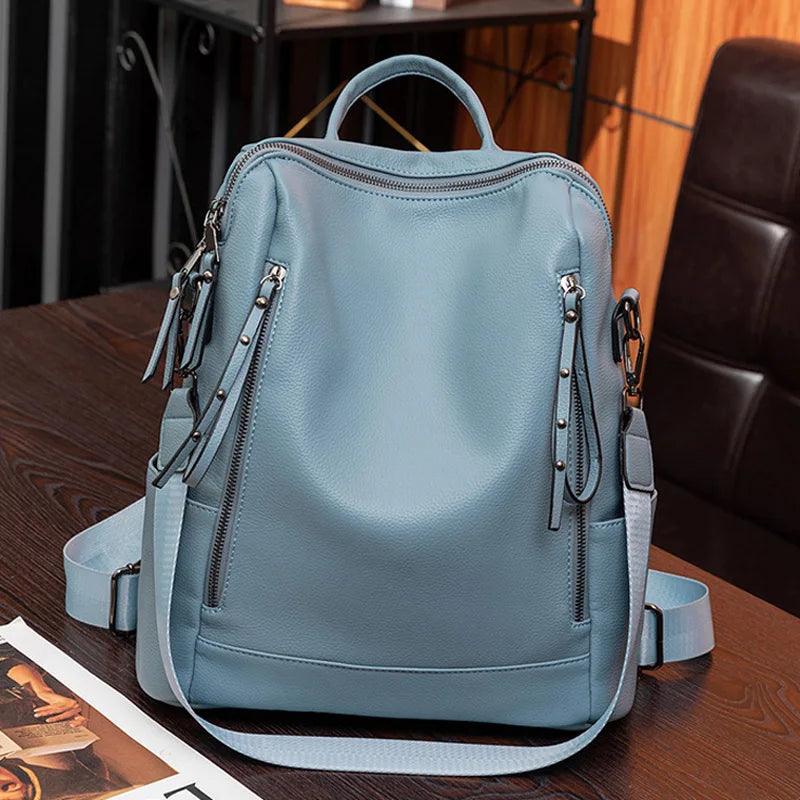 TSB22 Cool Backpack - Leather Multifunction Shoulder Bags - Touchy Style