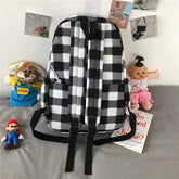 TSB30 Cool Backpacks - Fashion Plaid Nylon Travel Bag for Girls - Touchy Style