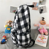 TSB30 Cool Backpacks - Fashion Plaid Nylon Travel Bag for Girls - Touchy Style