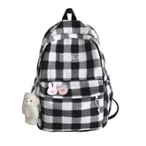 TSB30 Cool Backpacks - Fashion Plaid Nylon Travel Bag for Girls - Touchy Style