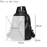 TSB37 Cool Backpacks - Leather Travel College, School Bags for Girls - Touchy Style