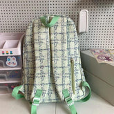 TSB42 Cool Backpacks - Plaid Pattern - Laptop, College, School, Travel Bags - Touchy Style