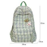 TSB42 Cool Backpacks - Plaid Pattern - Laptop, College, School, Travel Bags - Touchy Style