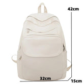 TSB45 Cool Backpacks - Leather Large Capacity School Bag For Teenage Girls and Boys - Touchy Style