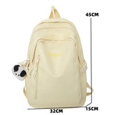 TSB49 Cool Backpacks - Waterproof, Nylon, Solid Bookbag - For Teenage Girls - Touchy Style