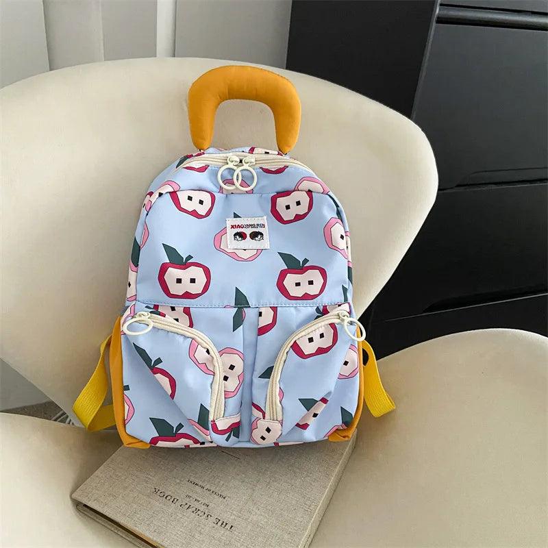 TSB77 Cool Backpacks For Children s Boys and Girls Cartoon Fruit Pattern Touchy Style