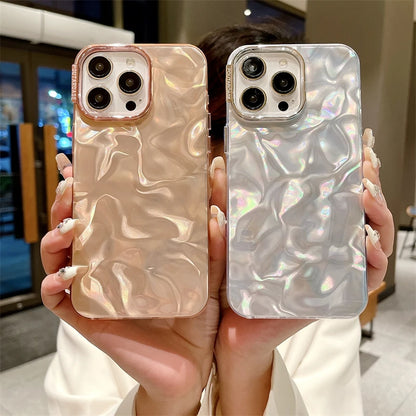 TSP14 Cute Phone Cases for iPhone 16, 15, 14, 13, 12, 11 Pro Max, XR, X, XS Max, and 15 Plus - Laser Electroplated Cover - Touchy Style