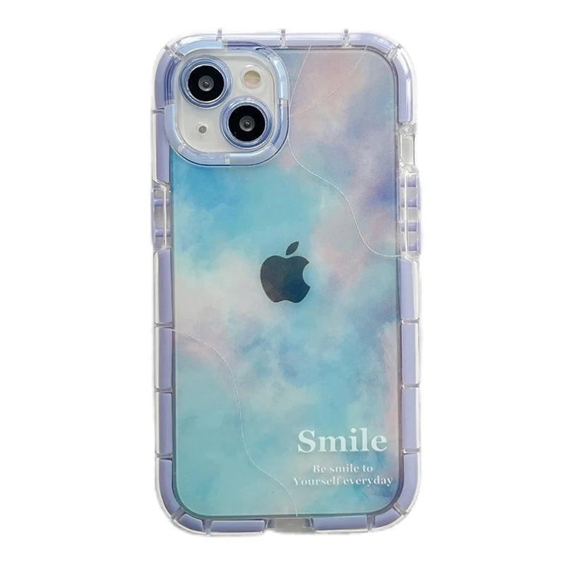 TSP15 Cute Phone Cases for iPhone 15 Pro Max, 14, 13, or 11 - Transparent Luminous Bumper Cover - Touchy Style