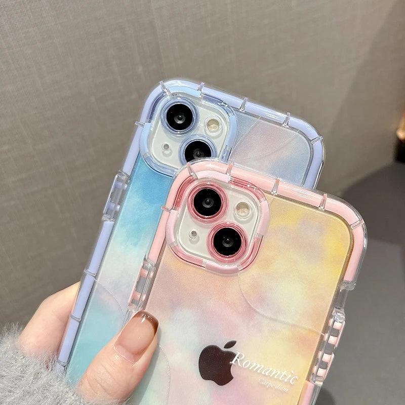 TSP15 Cute Phone Cases for iPhone 15 Pro Max, 14, 13, or 11 - Transparent Luminous Bumper Cover - Touchy Style