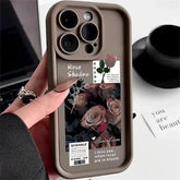 TSP155 Cute Phone Cases For Galaxy S24, S23, S22 Plus Ultra, S21, S20 FE, A10, A11, A03, A04, A30, and A20 - Rose Flower Pattern - Touchy Style