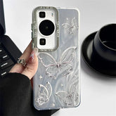 TSP166 Cute Phone Cases For Huawei P40, P50, P60, P70 Pro, and Mate 60, 50, 40, and 30 Pro - Bling Shiny Butterfly Cover - Touchy Style