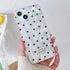 TSP176 Cute Phone Cases For iPhone 11, 12, 13, 14, 15 Pro Max, 14 Plus, and 15 Plus - Laser Bow Waves, Points Pattern - Touchy Style