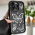 TSP178 Cute Phone Cases For iPhone 14, 13, 12, 11, 15 Pro Max, XS, XR, X, 8, 7 Plus, SE2, 14Pro, and 15Pro - Butterfly Pattern - Touchy Style