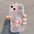 TSP20 Cute Phone Cases for iPhone 15 Pro Max, 14, 13, 12, or 11 - Cartoon Puppy and Dog Mirror Back Cover - Touchy Style