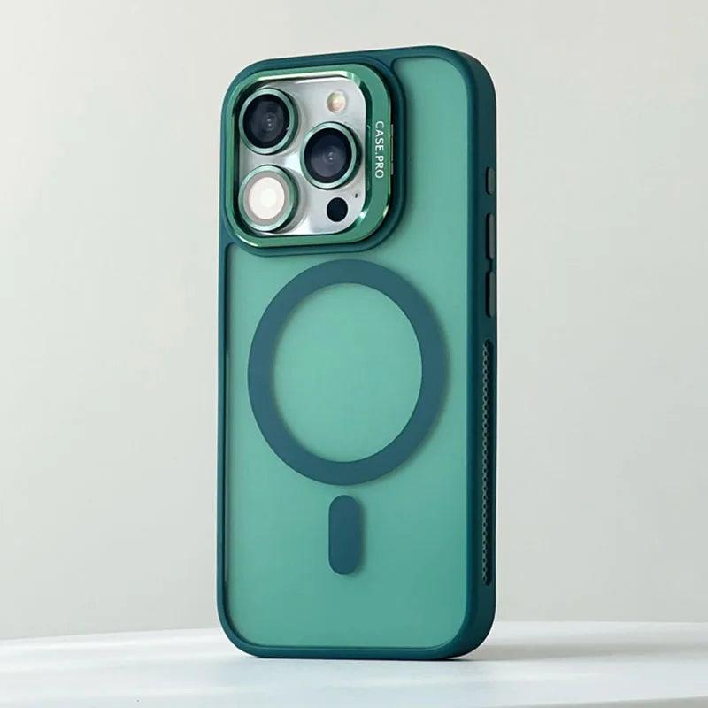 TSP200 Cute Phone Cases For iPhone 15, 12, 13, 14, 11 Pro Max Plus - With Ring Stand - Metal Lens Protection, Translucent Cover - Touchy Style