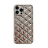 TSP23 Cute Phone Cases for iPhone 15 Pro Max, 14, 13, 11, and 12 Plus - Electroplate Black Fold Diamond Shape - Touchy Style