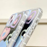 TSP24 Cute Phone Cases for iPhone 15 Pro Max, 14, 13, 12, and 11 - Heart Mirror Hard Back Cover - Touchy Style