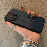 TSP29 Cute Phone Cases for iPhone models 11, 12, 13, 14, 15, Pro Max, X, Xs Max, and XR - Luxury Cortex Wood Grain Cover - Touchy Style