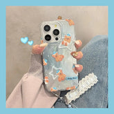 TSP40 Cute Phone Cases For iPhone 15 Pro Max, 14, 13, 12, and 11 - Cartoon Bear Cover - Touchy Style