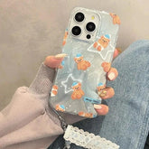 TSP40 Cute Phone Cases For iPhone 15 Pro Max, 14, 13, 12, and 11 - Cartoon Bear Cover - Touchy Style