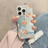 TSP40 Cute Phone Cases For iPhone 15 Pro Max, 14, 13, 12, and 11 - Cartoon Bear Cover - Touchy Style