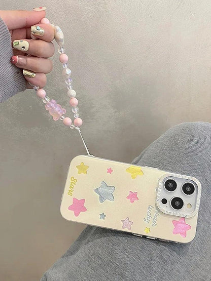 TSP43 Cute Phone Cases For iPhone 11, 12, 13, 14, and 15 Pro Max - Colorful Stars Design - Touchy Style