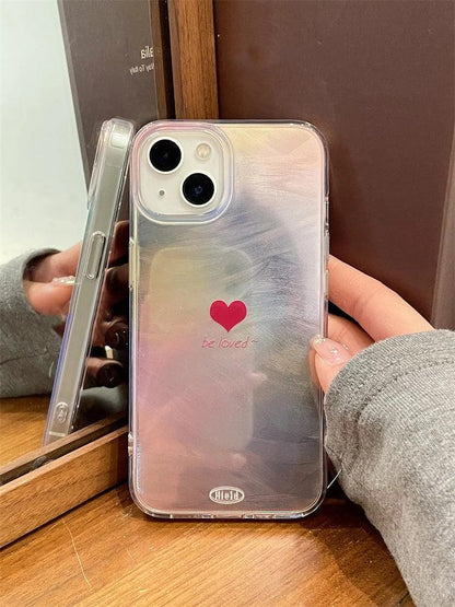 TSP44 Cute Phone Cases for iPhone 11, 12, 13, 14, 15, Pro Max, and 15 Plus - Red Mini Heart Design - Touchy Style