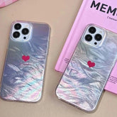 TSP44 Cute Phone Cases for iPhone 11, 12, 13, 14, 15, Pro Max, and 15 Plus - Red Mini Heart Design - Touchy Style