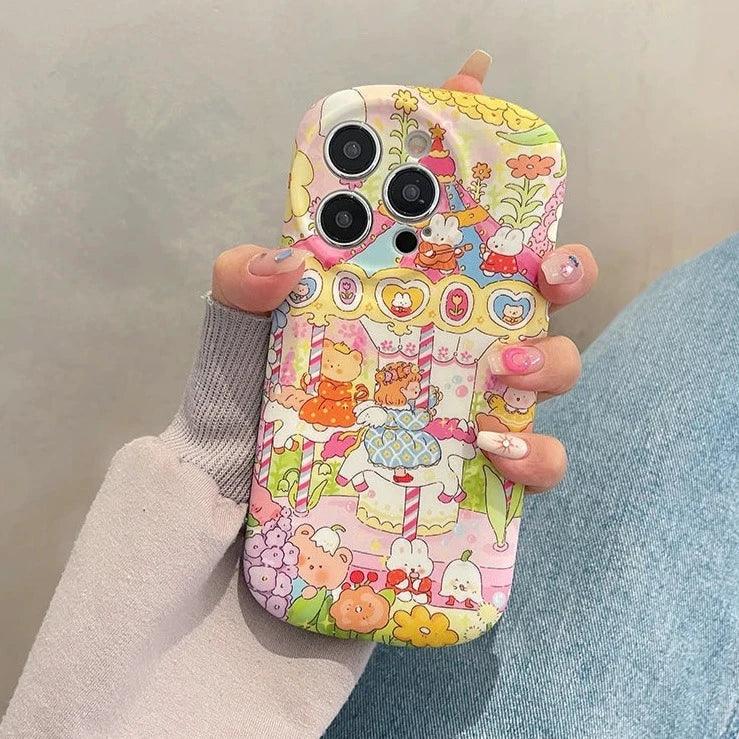 TSP50 Cute Phone Cases For iPhone 11, 12, 13, and 14 Pro Max - Lovely Cartoon Back Cover - Touchy Style
