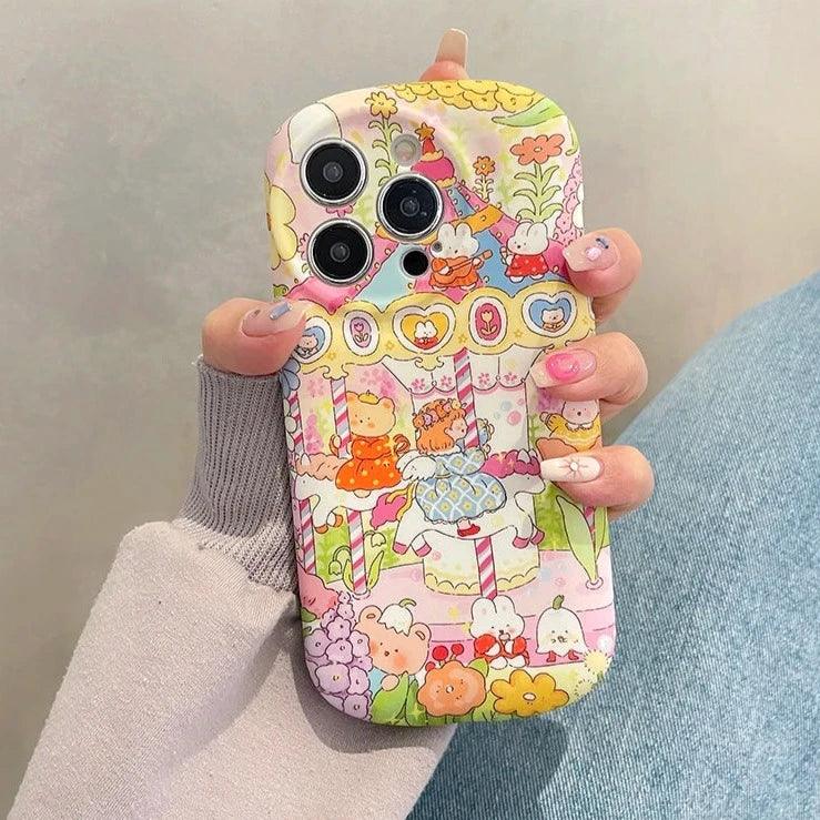 TSP50 Cute Phone Cases For iPhone 11, 12, 13, and 14 Pro Max - Lovely Cartoon Back Cover - Touchy Style