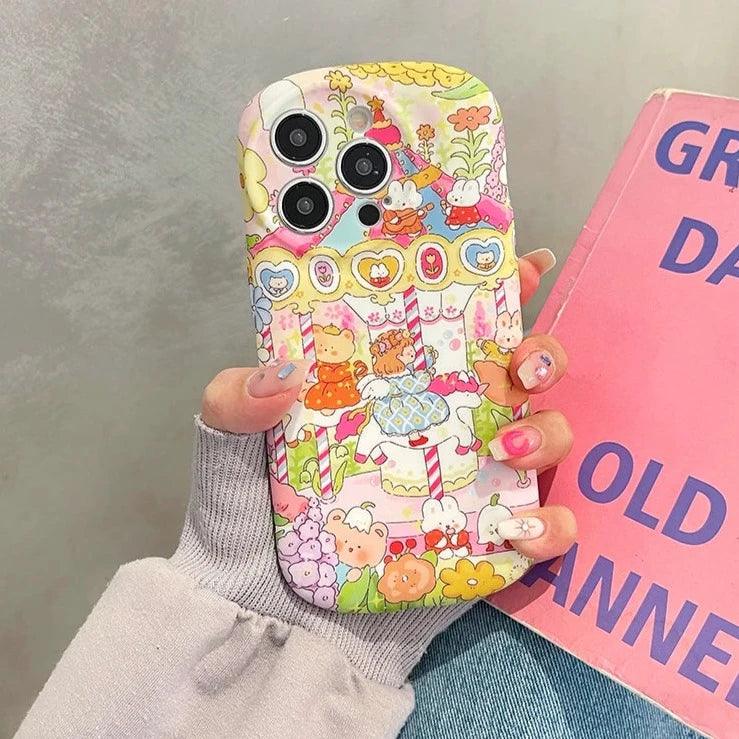 TSP50 Cute Phone Cases For iPhone 11, 12, 13, and 14 Pro Max - Lovely Cartoon Back Cover - Touchy Style