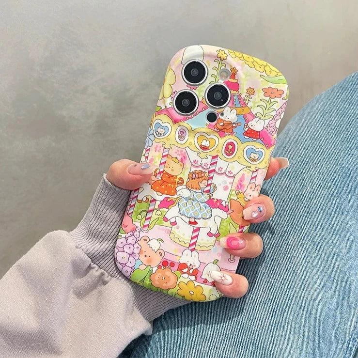 TSP50 Cute Phone Cases For iPhone 11, 12, 13, and 14 Pro Max - Lovely Cartoon Back Cover - Touchy Style