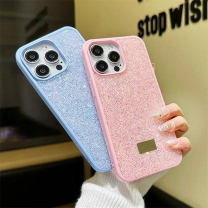 TSP55 Cute Phone Cases For iPhone 15 Plus, 14, 13, and 12 Pro Max - Shiny Stars Pattern - Touchy Style