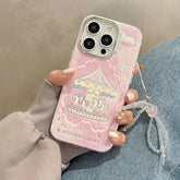 TSP62 Cute Phone Case For iPhone 11, 12, 14, or 15 Pro Max - Cartoon Carousel Pattern - Touchy Style