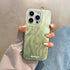 TSP64 Cute Phone Case for iPhone 11, 12, 13, 14, 15 Pro Max, and 15 Plus - Stylish Laser Gradient Feather Pattern - Touchy Style