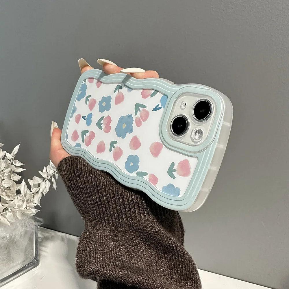 TSP73 Cute Phone Cases For Huawei P30, P20, P40, P50 Pro, Nova 7, 8, 10, Mate 20, 30, 40, and 50 Pro - Flower Pattern - Touchy Style