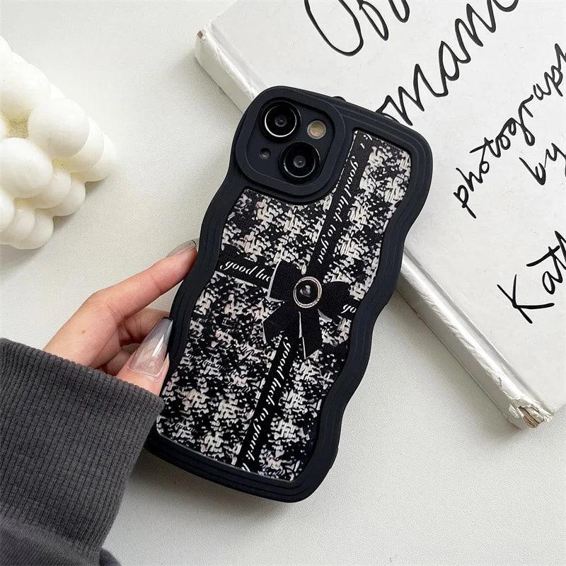TSP74 Cute Phone Cases For Huawei Mate 20 Pro, Mate 30 Pro, Mate 40 Pro, Mate 50 Pro, P30 Pro, P40 Pro, and P50 Pro - With Bow Wavey Edges - Touchy Style